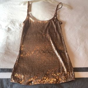 Sequin tank top